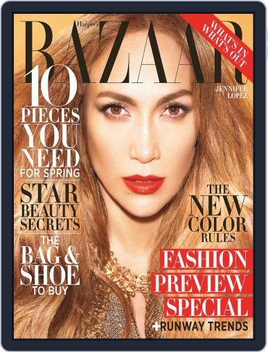 Harper's Bazaar January 10th, 2013 Digital Back Issue Cover