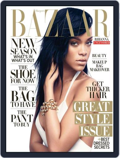 Harper's Bazaar July 10th, 2012 Digital Back Issue Cover