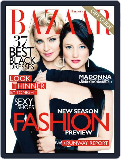 Harper's Bazaar November 22nd, 2011 Digital Back Issue Cover
