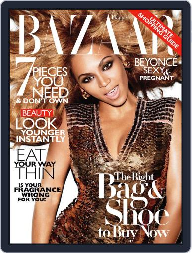 Harper's Bazaar October 25th, 2011 Digital Back Issue Cover