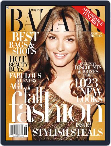 Harper's Bazaar August 18th, 2009 Digital Back Issue Cover