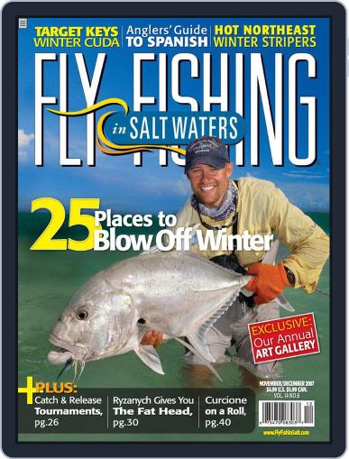 Fly Fishing In Salt Waters October 25th, 2007 Digital Back Issue Cover