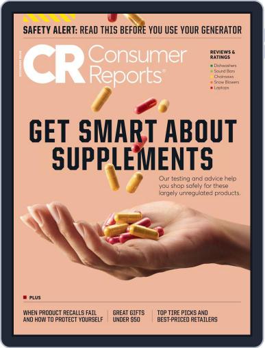 Consumer Reports December 1st, 2019 Digital Back Issue Cover