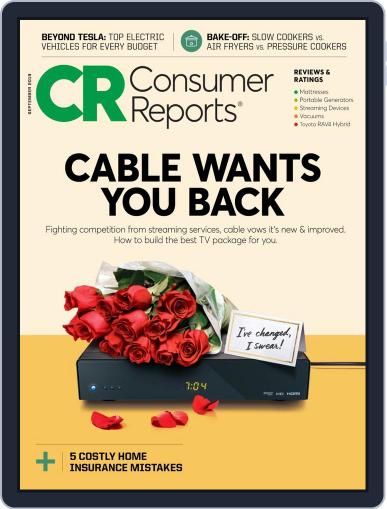 Consumer Reports September 1st, 2019 Digital Back Issue Cover