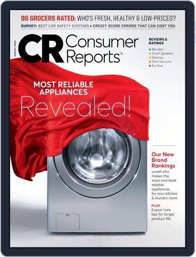 Consumer Reports August 1st, 2019 Digital Back Issue Cover