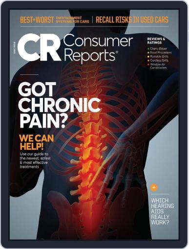Consumer Reports June 1st, 2019 Digital Back Issue Cover