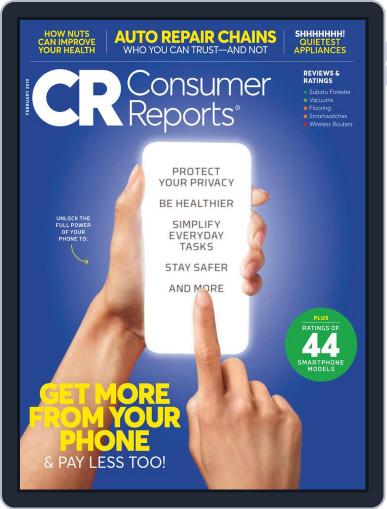 Consumer Reports February 1st, 2019 Digital Back Issue Cover