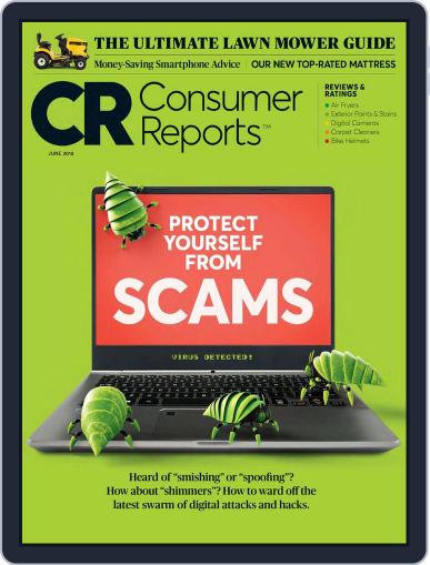 Consumer Reports June 1st, 2018 Digital Back Issue Cover