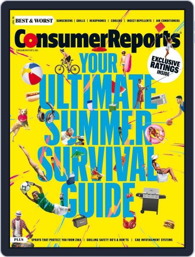 Consumer Reports July 1st, 2016 Digital Back Issue Cover