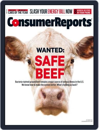 Consumer Reports October 1st, 2015 Digital Back Issue Cover
