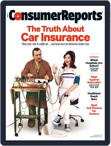 Consumer Reports September 1st, 2015 Digital Back Issue Cover