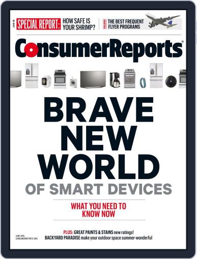 Consumer Reports June 1st, 2015 Digital Back Issue Cover