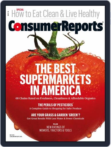 Consumer Reports May 1st, 2015 Digital Back Issue Cover