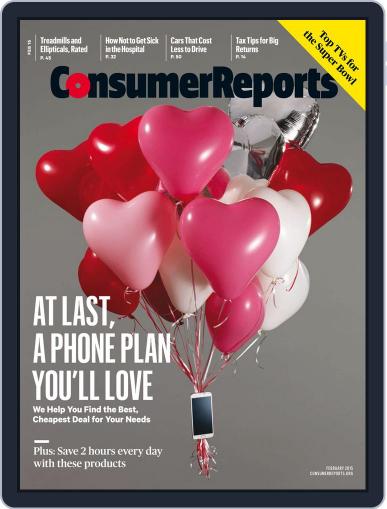 Consumer Reports February 1st, 2015 Digital Back Issue Cover