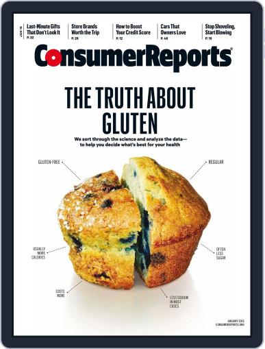 Consumer Reports January 1st, 2015 Digital Back Issue Cover