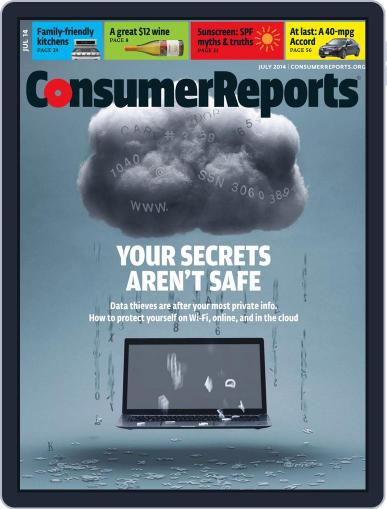 Consumer Reports July 1st, 2014 Digital Back Issue Cover