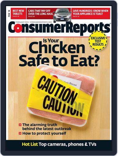 Consumer Reports February 1st, 2014 Digital Back Issue Cover