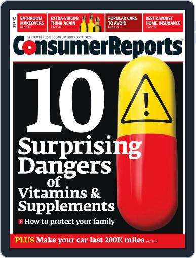 Consumer Reports August 7th, 2012 Digital Back Issue Cover