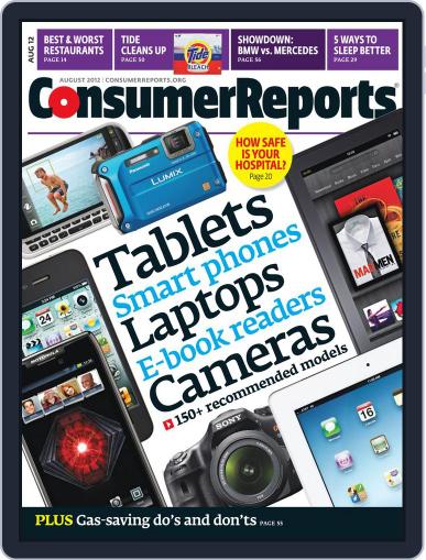 Consumer Reports July 10th, 2012 Digital Back Issue Cover