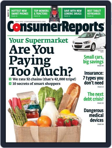 Consumer Reports April 3rd, 2012 Digital Back Issue Cover