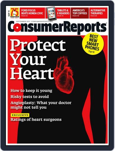 Consumer Reports August 2nd, 2011 Digital Back Issue Cover
