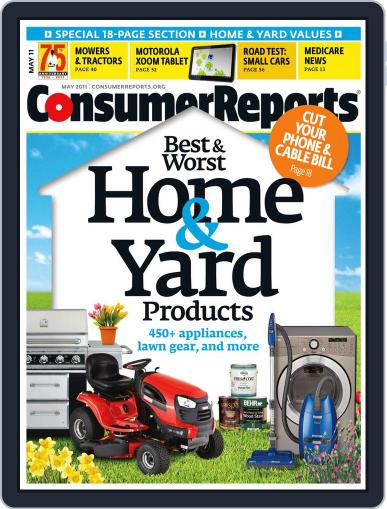 Consumer Reports April 5th, 2011 Digital Back Issue Cover