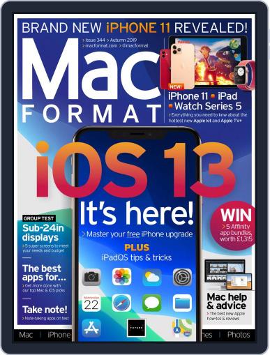 MacFormat September 17th, 2019 Digital Back Issue Cover