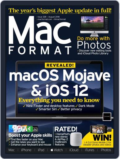 MacFormat August 1st, 2018 Digital Back Issue Cover