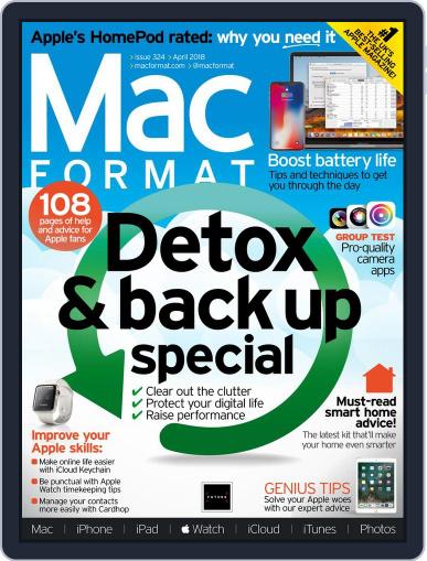 MacFormat April 1st, 2018 Digital Back Issue Cover