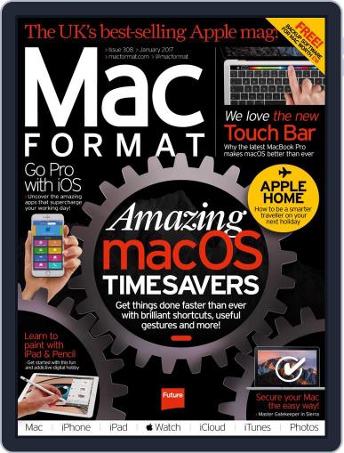 MacFormat January 1st, 2017 Digital Back Issue Cover
