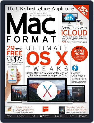 MacFormat February 16th, 2016 Digital Back Issue Cover