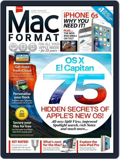 MacFormat October 31st, 2015 Digital Back Issue Cover