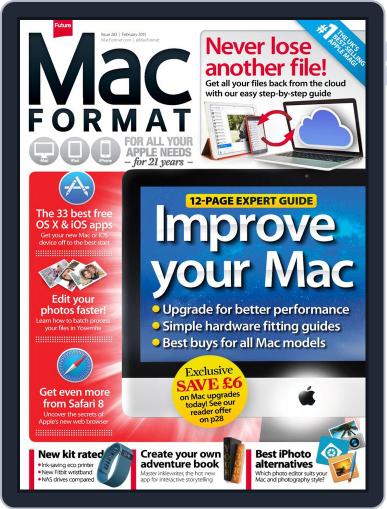 MacFormat January 21st, 2015 Digital Back Issue Cover