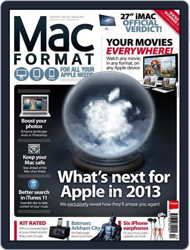 MacFormat January 29th, 2013 Digital Back Issue Cover