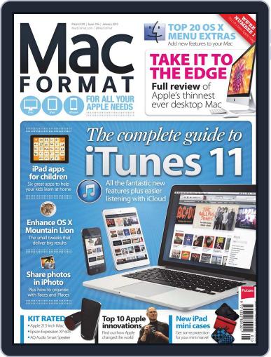 MacFormat January 1st, 2013 Digital Back Issue Cover