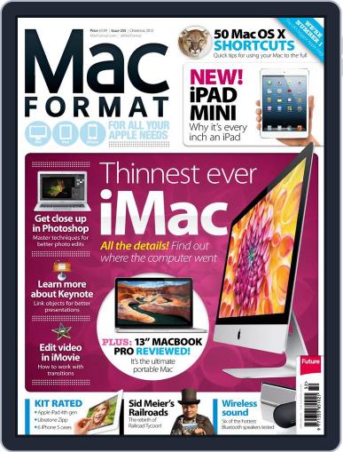 MacFormat December 3rd, 2012 Digital Back Issue Cover