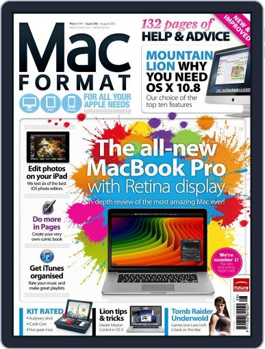 MacFormat July 16th, 2012 Digital Back Issue Cover