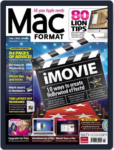 MacFormat October 11th, 2011 Digital Back Issue Cover