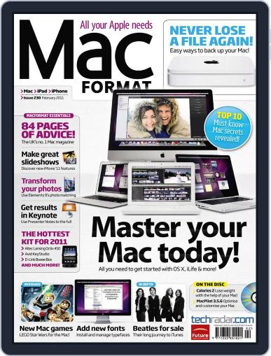 MacFormat January 5th, 2011 Digital Back Issue Cover