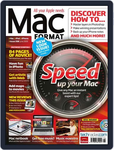 MacFormat June 1st, 2009 Digital Back Issue Cover