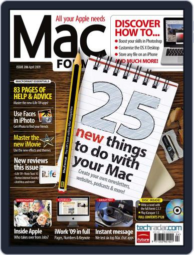 MacFormat April 1st, 2009 Digital Back Issue Cover