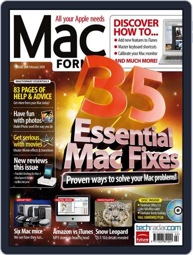 MacFormat February 1st, 2009 Digital Back Issue Cover