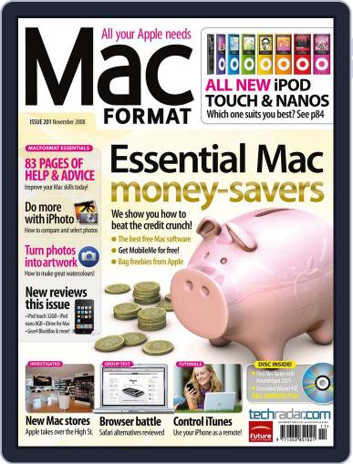 MacFormat November 1st, 2008 Digital Back Issue Cover