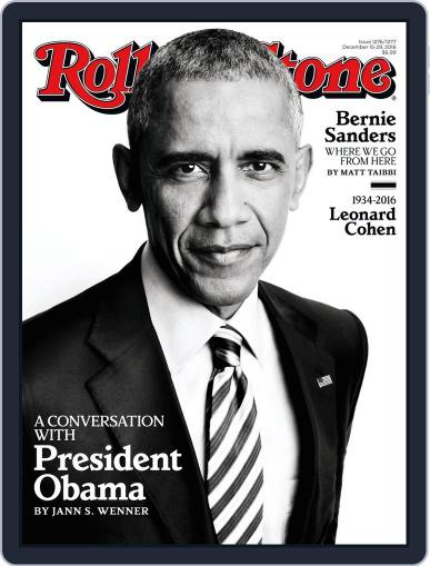 Rolling Stone December 30th, 2016 Digital Back Issue Cover