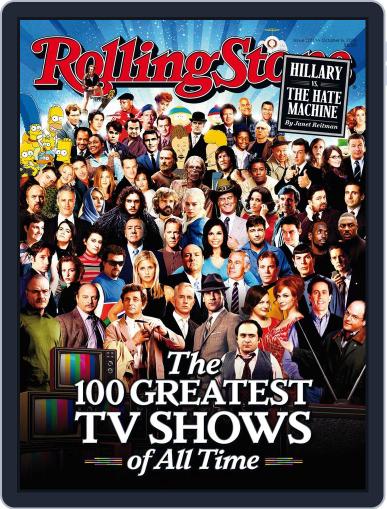 Rolling Stone October 7th, 2016 Digital Back Issue Cover
