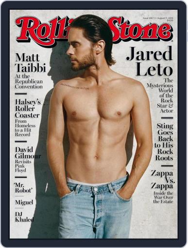 Rolling Stone August 12th, 2016 Digital Back Issue Cover