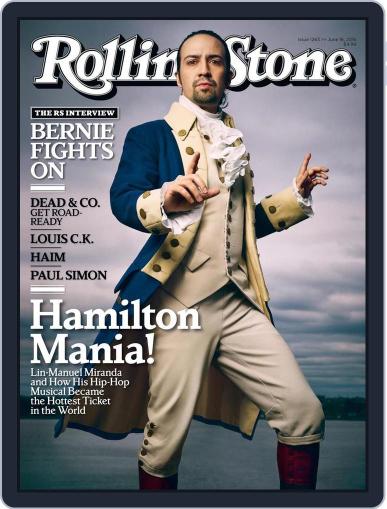 Rolling Stone June 17th, 2016 Digital Back Issue Cover