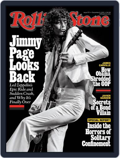 Rolling Stone November 23rd, 2012 Digital Back Issue Cover