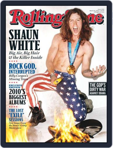 Rolling Stone March 8th, 2010 Digital Back Issue Cover