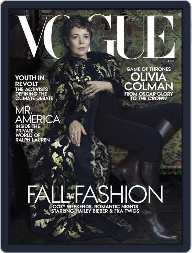 Vogue October 1st, 2019 Digital Back Issue Cover